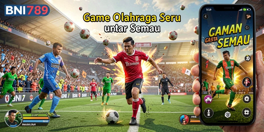 Tampilan gameplay BNI789 menunjukkan momen-momen seru dalam olahraga.