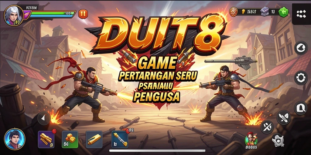 Screenshot menampilkan pertarungan intens dengan grafis memukau.