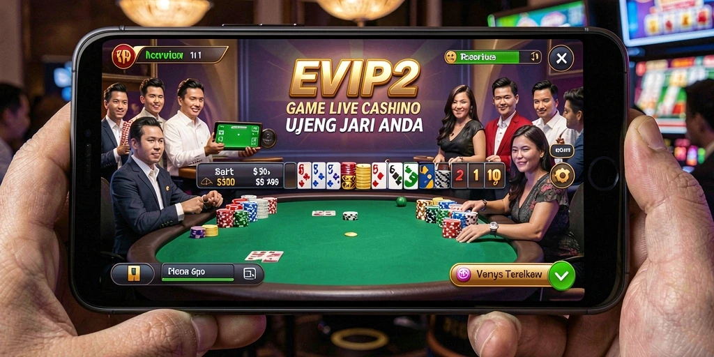 Tampilan gameplay Live Casino yang menawan dan interaktif.