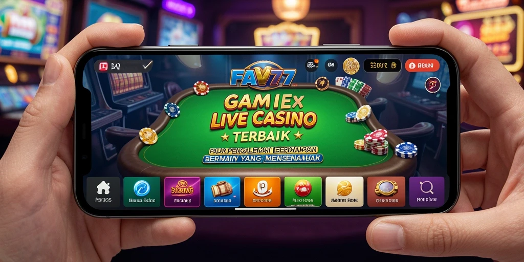 Screenshot gameplay Live Casino FAV77 yang menarik saat permainan berlangsung.
