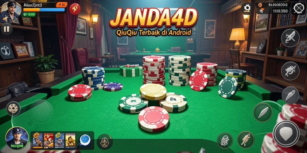 Tangkapan layar gameplay QiuQiu yang mendebarkan di JANDA4D.
