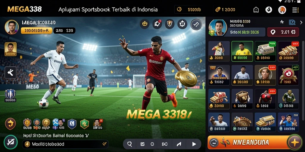 Tampilan antarmuka MEGA338 yang menarik dan interaktif.