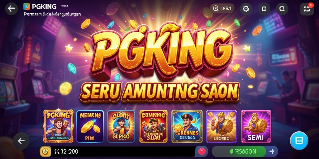 Tampilan gameplay PGKING yang menarik dan seru.