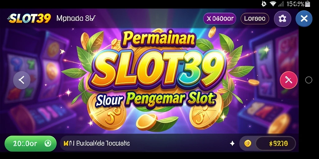 Tampilan menarik dari gameplay SLOT39 dengan tema slot yang bervariasi.