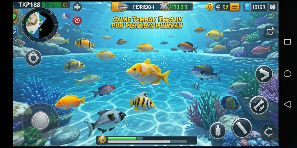 Gameplay seru Tembak Ikan di TKP188 dengan grafis yang menawan.