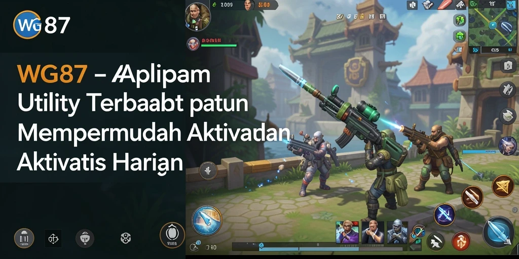 Tampilan antarmuka user-friendly dari WG87 untuk kemudahan akses.