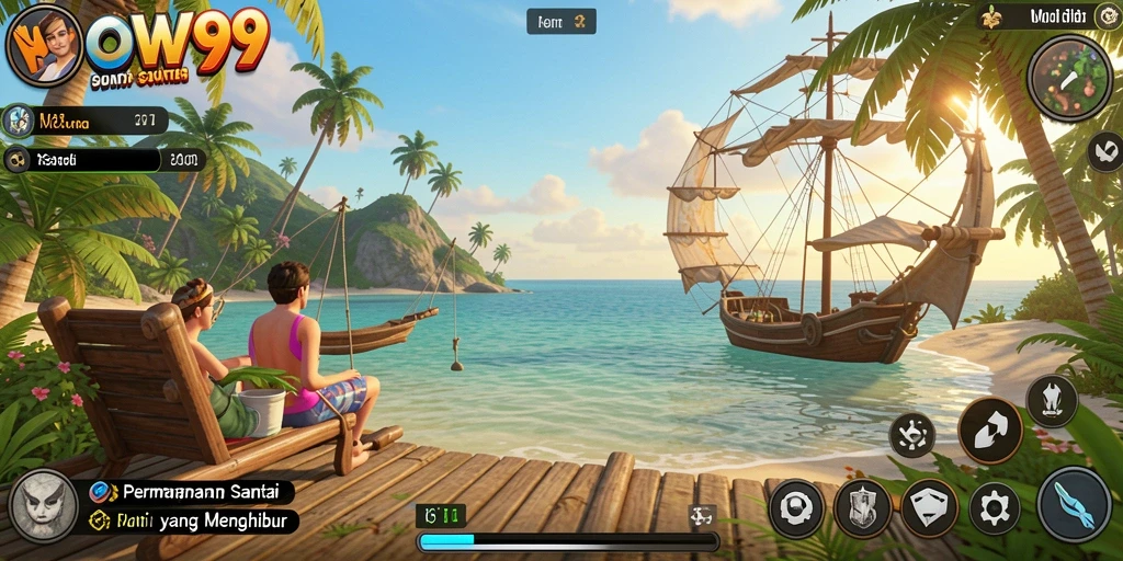 Tangkapan layar WOW99 menampilkan gameplay yang seru dan menghibur.